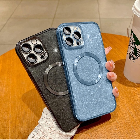 🆕 Luxury Glitter Bling Case For IPhone 13 Pro Max   with  Camera Protector - Picture 4 of 7